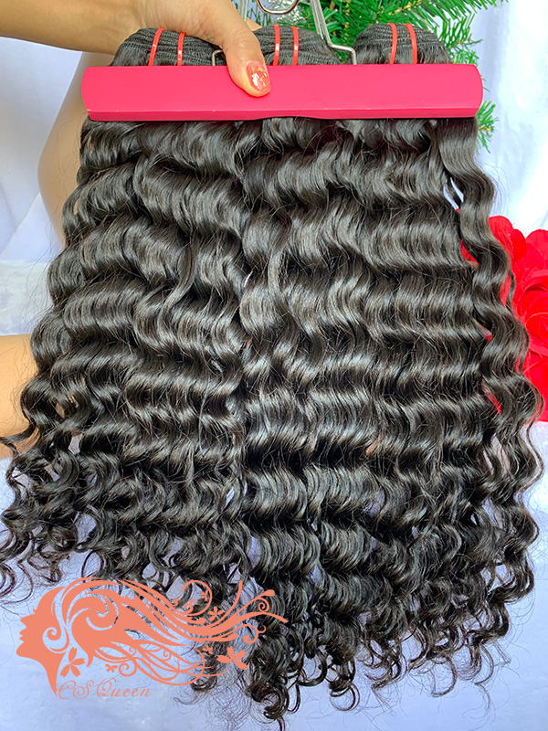 Csqueen Raw Bounce Curly 5 Bundles 100% human hair extensions